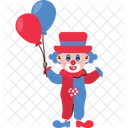Clown Balloons Fun Icon