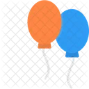 Balloons Birthday Celebration Icon