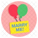 Balloons Gasbags Marry Me Icon