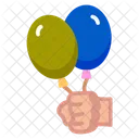 Balloons Inflatable Helium Balloon Icon