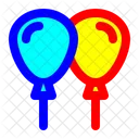 Balloons Party Balloon Birthday Icon