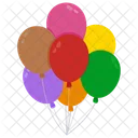 Balloons Party Decor Icon