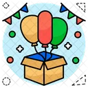 Balloons Helium Balloons Party Decor Icon