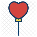 Heart Shape Ballon Love Heart Icon