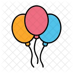 Balloons  Icon