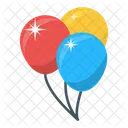 Balloon Party Balloon New Year Balloon Icon