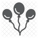 Balloons Party Decoration Icon