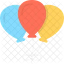 Balloons Decorative Balloons Christmas Balloons Icon