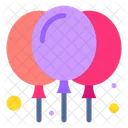 Balloons Party Birthday Icon