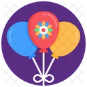 Helium Balloons Balloons Festival Balloons Icon