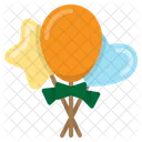 Balloons Party Celebration Birthday Festive Icon