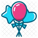 Balloons Party Celebration Birthday Festive Icon