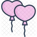 Balloons Decoration Party Icon