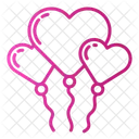 Balloons Love Valentine Icon
