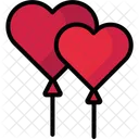Balloons Heart Valentine Icon