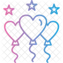 Balloons Party Celebration Icon