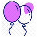 Balloons Helium Bunch Icon