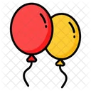 Balloons Helium Bunch Icon