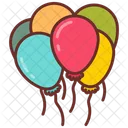 Balloons Gifts Party Decor Icon