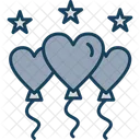 Balloons Party Celebration Icon