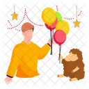 Eid Balloon Eid Celebration Eid Preparation Icon