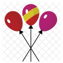 Balloons Party Decoration Icon