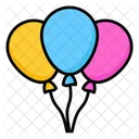 Balloons Helium Bunch Icon