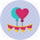 Balloons party  Icon