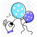 Blasting Balloons Balloons Popping Balloons Burst Icon