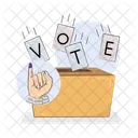 Ballot Box Vote Voting Icon