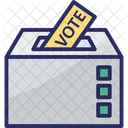 Ballot Box Ballot Stuffing Polling Box Icon