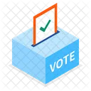 Ballot Box Voting Box Polling Box Icon