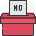 Ballot Box No Icon