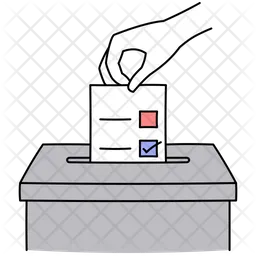 Ballot Box Blue  Icon