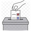 Ballot Box Red  Icon