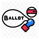 Ballot Burglar Ballot Election Icon