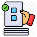 Ballot Check Paper Icon