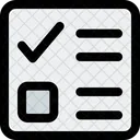 Ballot Paper Candidate Selection Choosing Symbols Icon