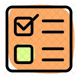 Ballot Paper  Icon