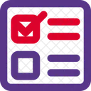 Ballot Paper  Icon