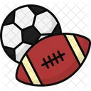 Balls Rugby Football Icon