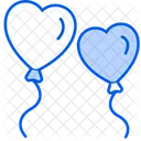Amo Baloes Balao Amor Ícone
