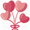 Baloes De Ar Amor Dia Dos Namorados Ícone