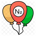 Baloes De Nitrogenio Sacos De Gas Baloes De Helio Ícone