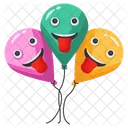 Dia Da Mentira Baloes De Emoji Pegadinha Ícone