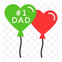 Amor De Pai Feliz Dia Dos Pais Ícone