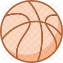 Baloncesto marrón  Icono