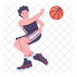 Chico de baloncesto  Icono