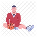 Chico De Baloncesto Jugador Masculino Jugador De Baloncesto Icono