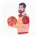 Chico De Baloncesto Jugador Masculino Jugador De Baloncesto Icono